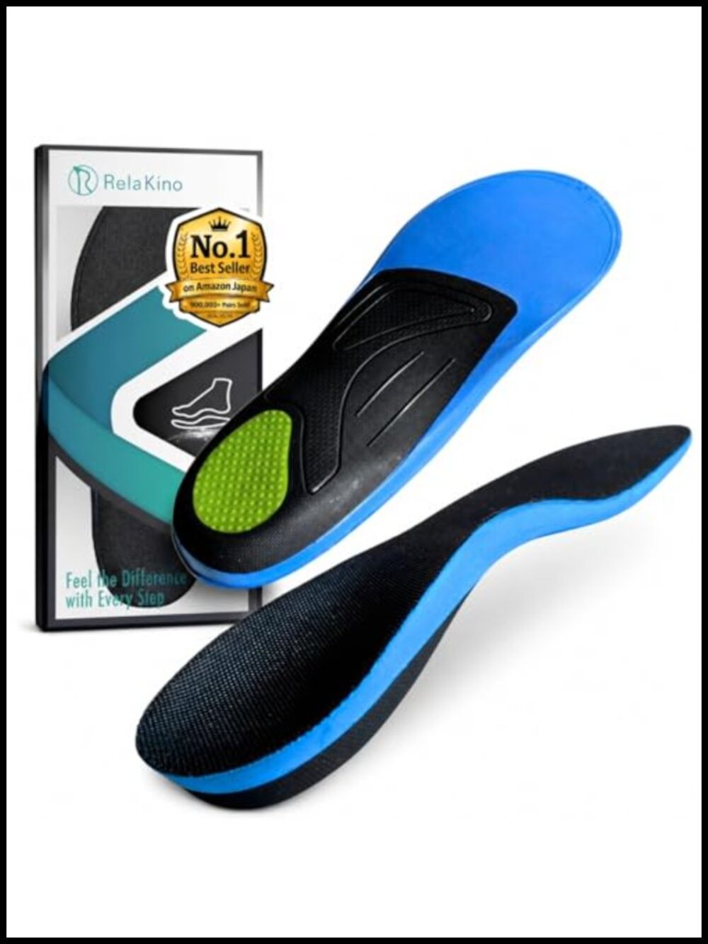 Gel Shoe Insoles for Men Women Arch Support Shock Absorption Standing All Day